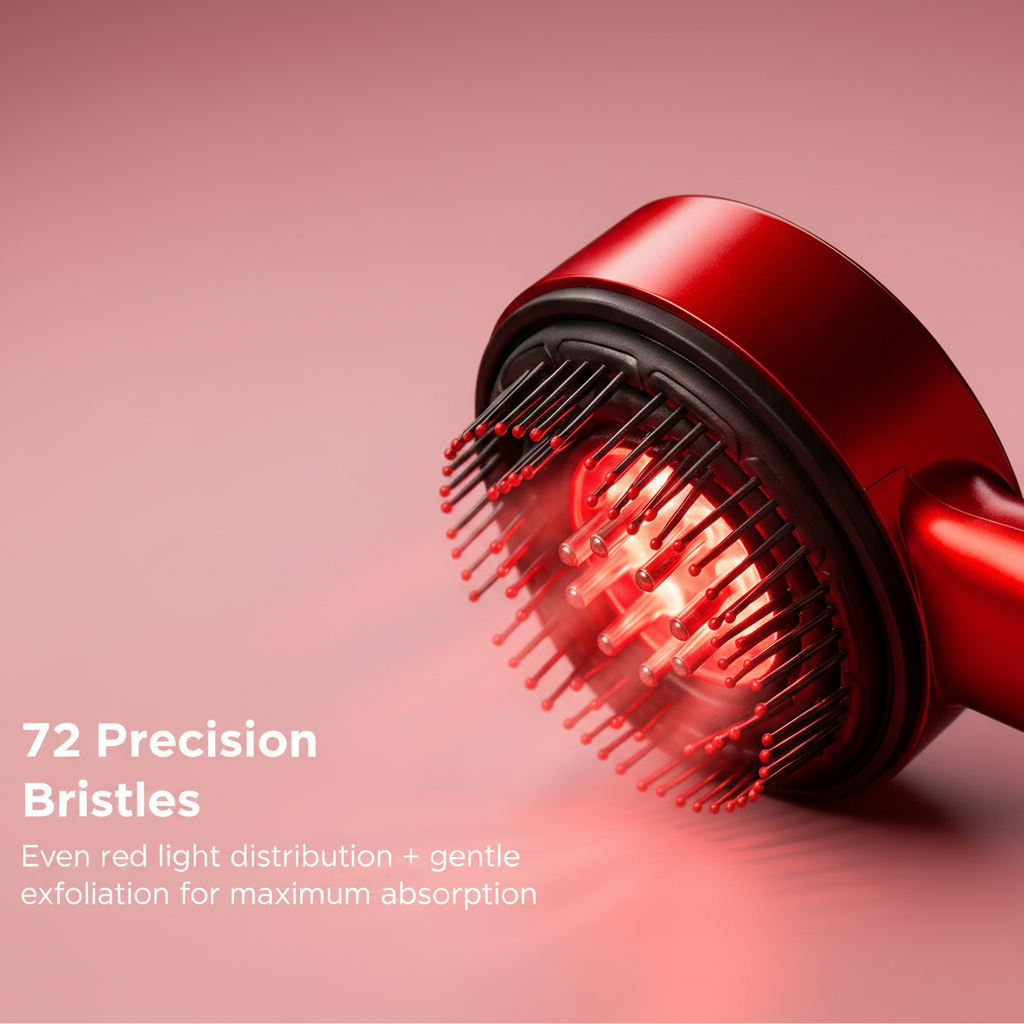 Balora Rödljusterapi Hårborste - 72 Precision Bristles