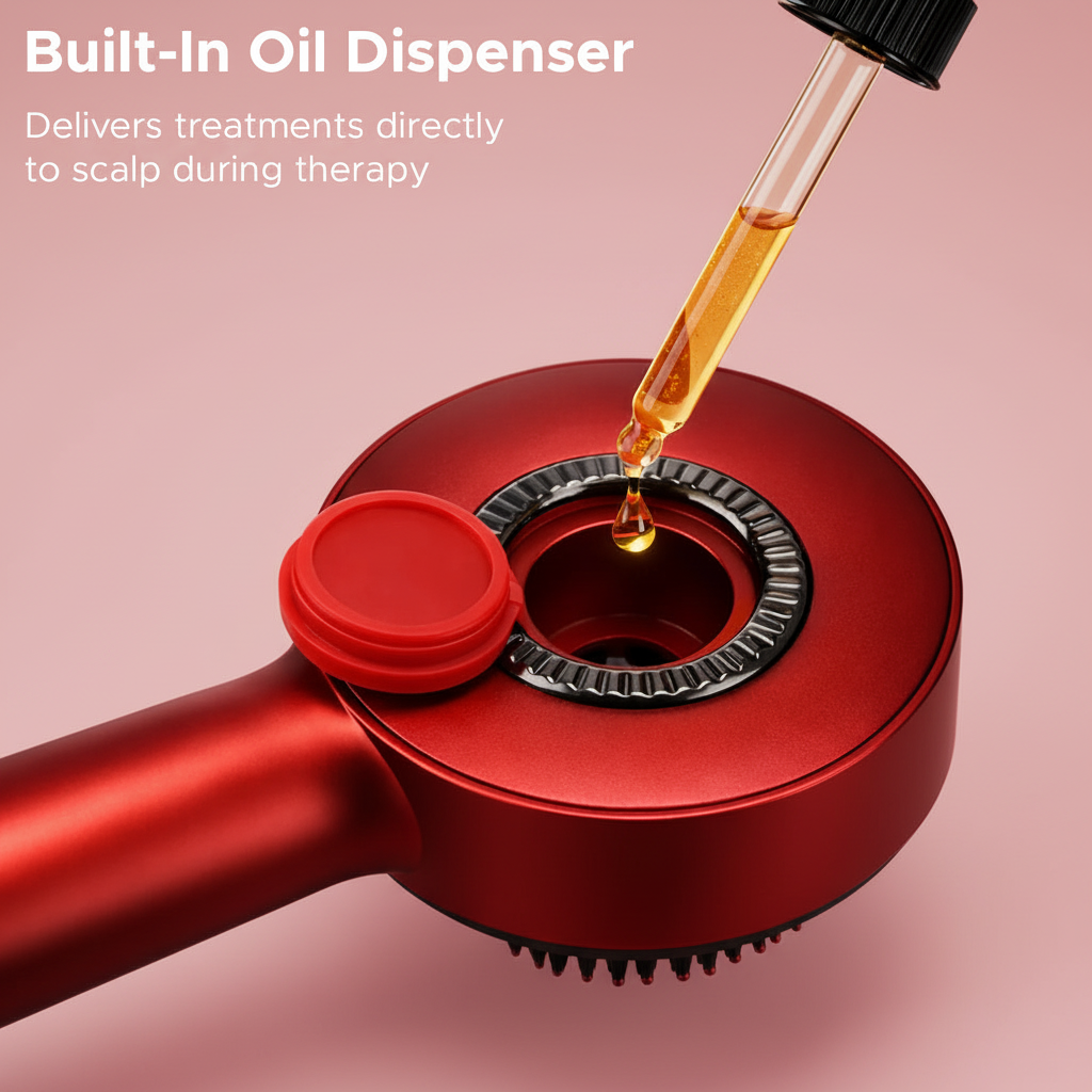 Built-In Oil Dispenser med rosa bakgrund