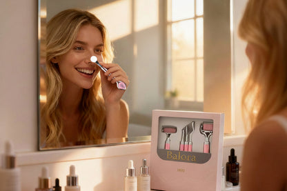 Balora Ice Glow Facial Roller – Kylande Ansiktsmassage för Lyster & Avsvällning