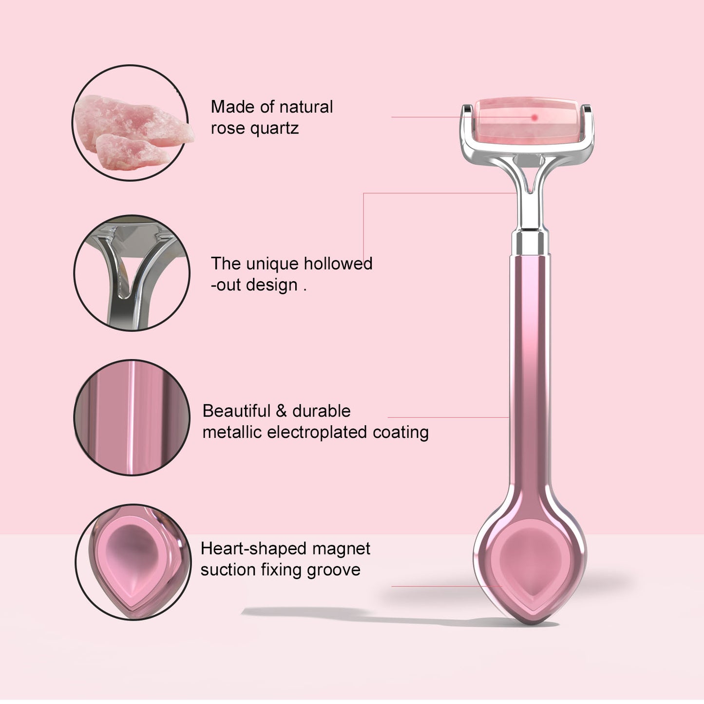 Balora Ice Glow Facial Roller – Kylande Ansiktsmassage för Lyster & Avsvällning