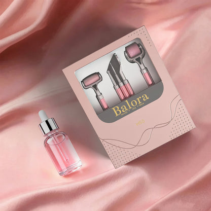 Balora Ice Glow Facial Roller – Kylande Ansiktsmassage för Lyster & Avsvällning